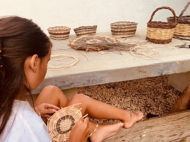 traditional basket weaving workshop
